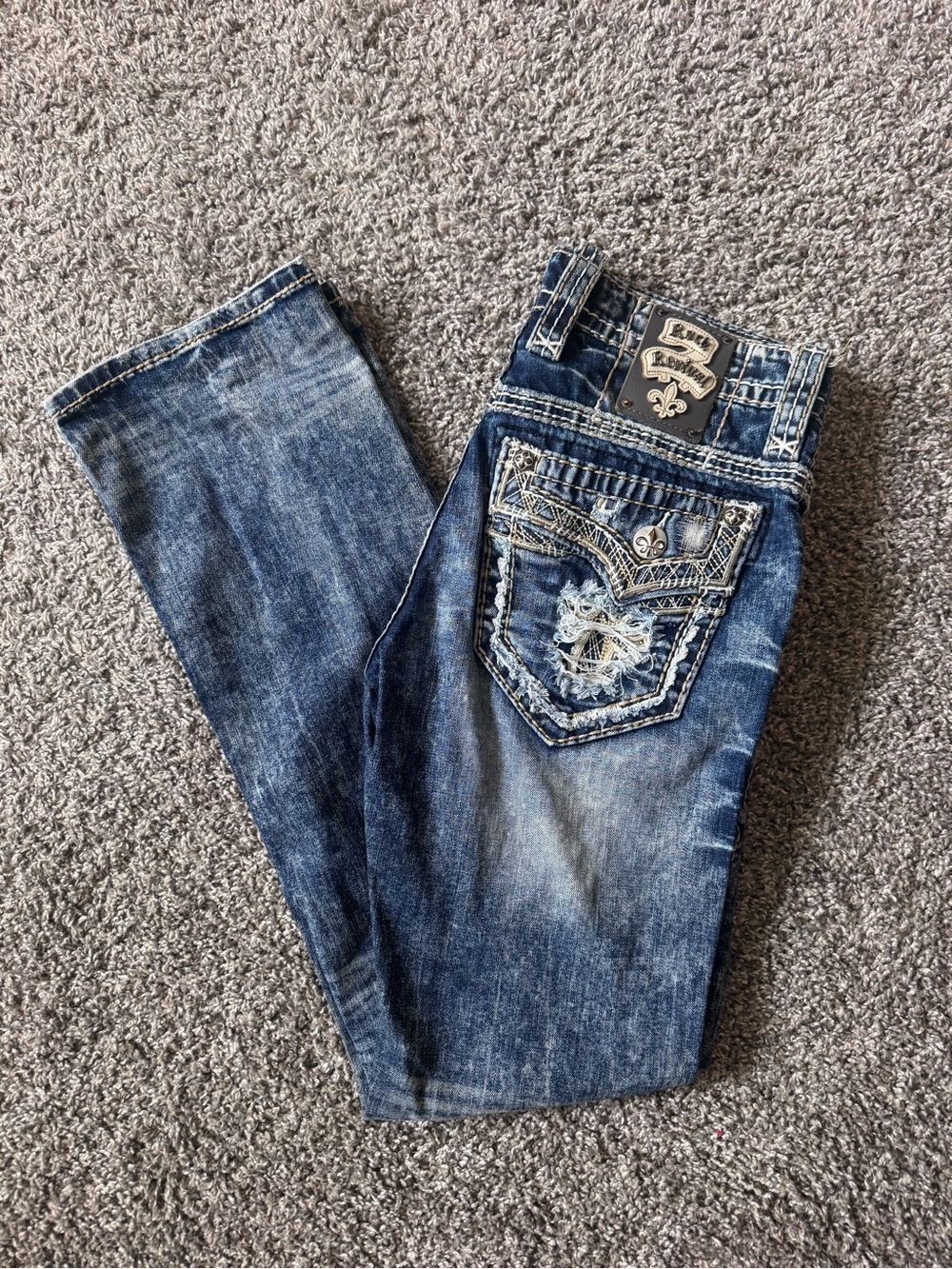 Men’s Rock Revival Jeans - James Slim Straight